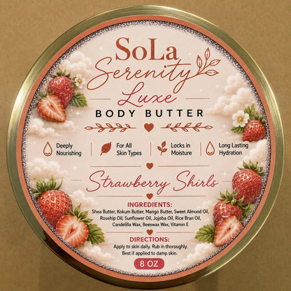 Strawberry Shirls Body Butter